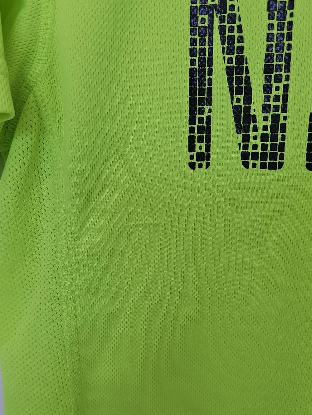 Nike Kids' Neon Green Dri-FIT Short Sleeve Tee Sz 7